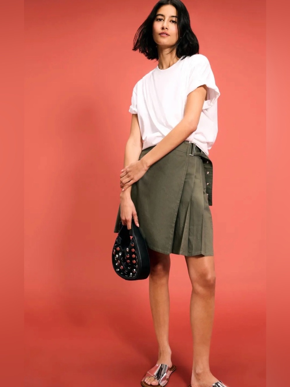 3.1 Philip Lim Ringer Tee Combo Dress, XXL